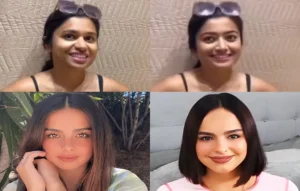 Deepfake: The Dark side of AI Revolution Rashmika Mandanna Deepfake and Addison Rae Deepfake, Photo by AI Artz