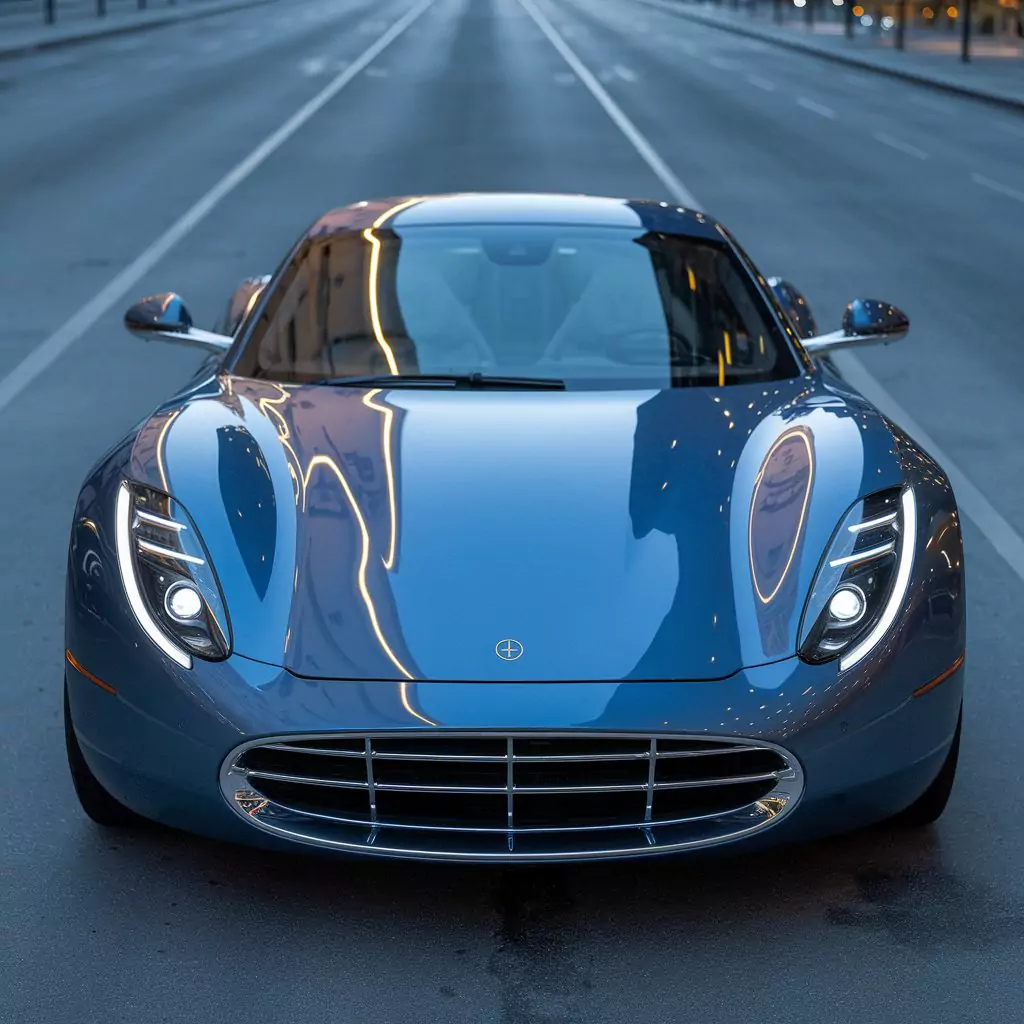 30 AI Art Prompts for Realistic Results ai art prompts for realistic results - A sleek, modern electric sports car in metallic blue