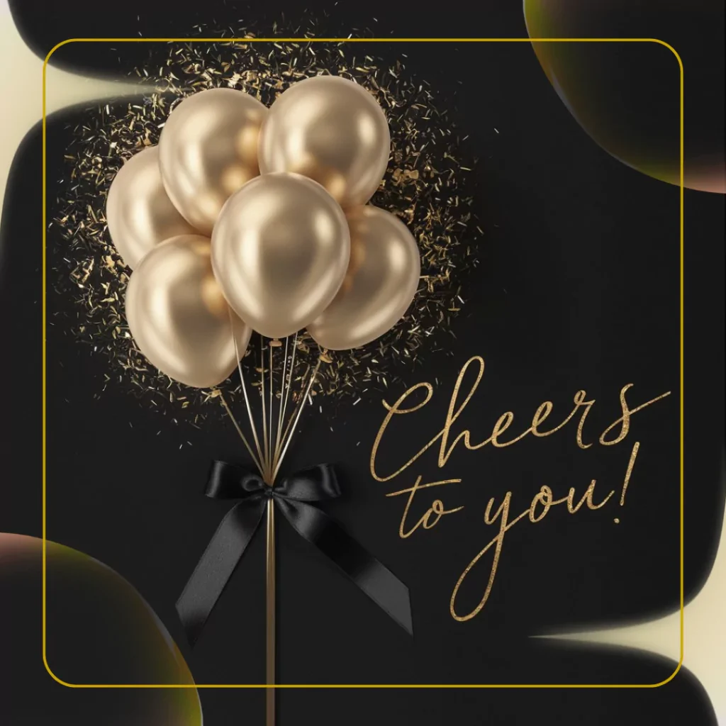 Free AI Art Prompts for Greeting Cards AI Birthday wishes - Modern birthday card with minimal text